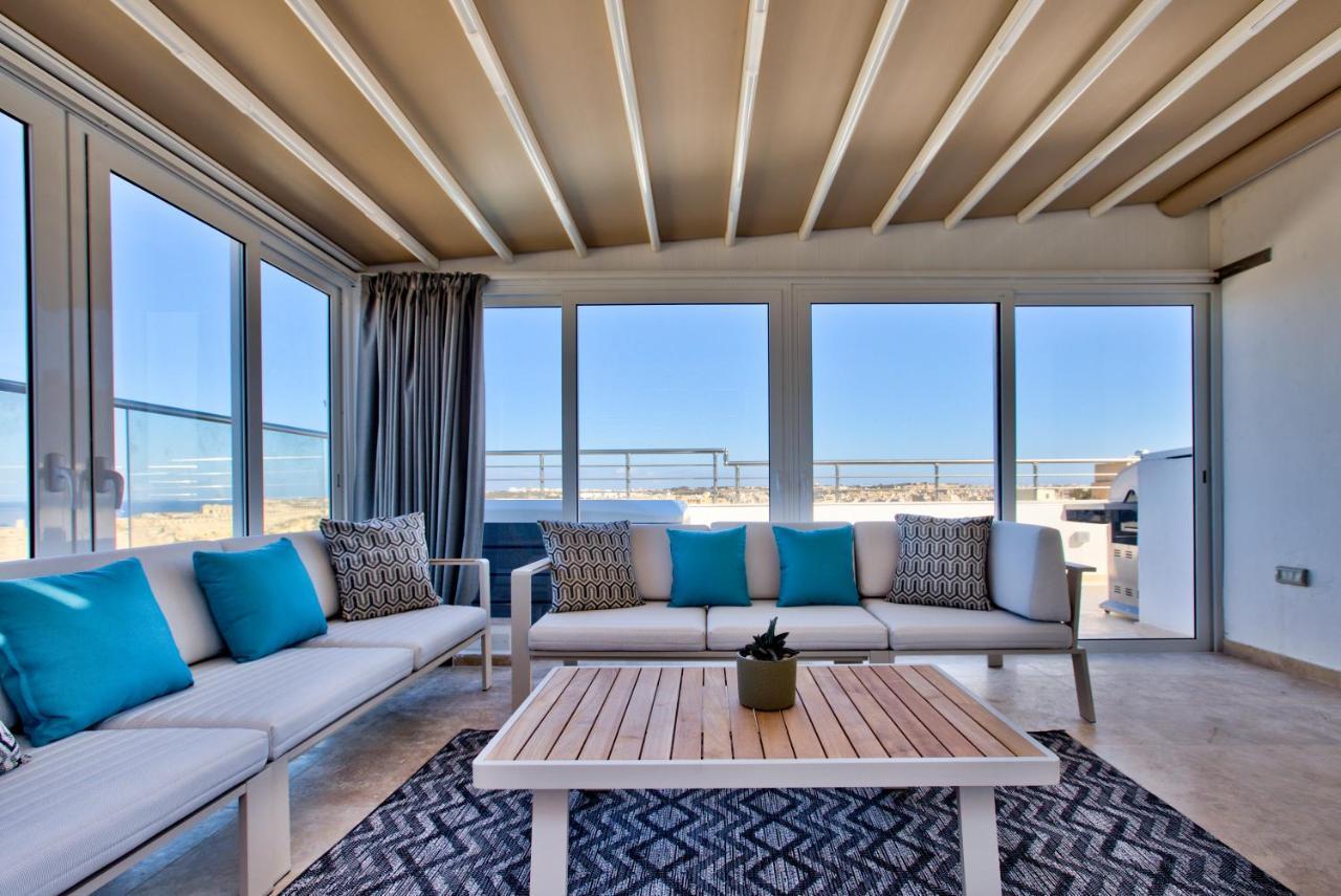 Valletta Luxury 4-Bedroom Duplex With Stunning Sea Views Private Terrace And Jacuzzi Exteriör bild