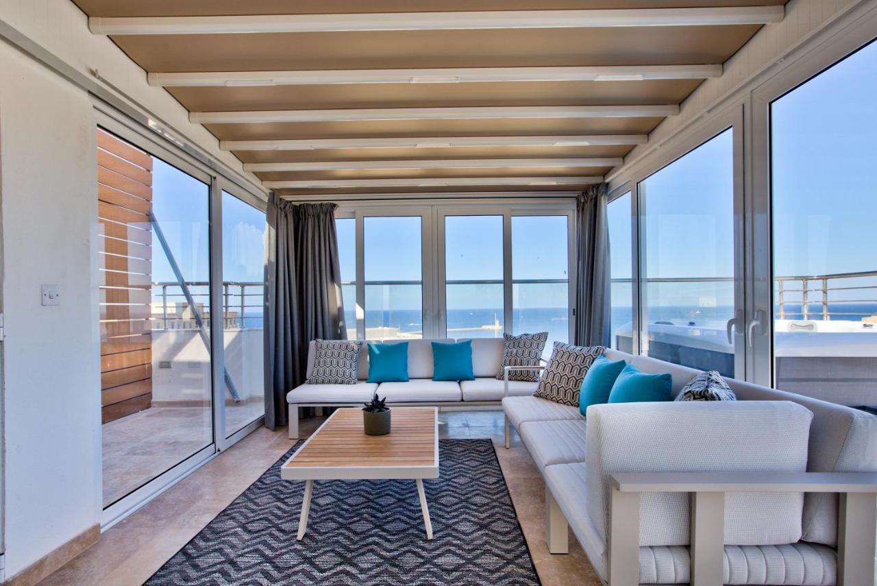 Valletta Luxury 4-Bedroom Duplex With Stunning Sea Views Private Terrace And Jacuzzi Exteriör bild